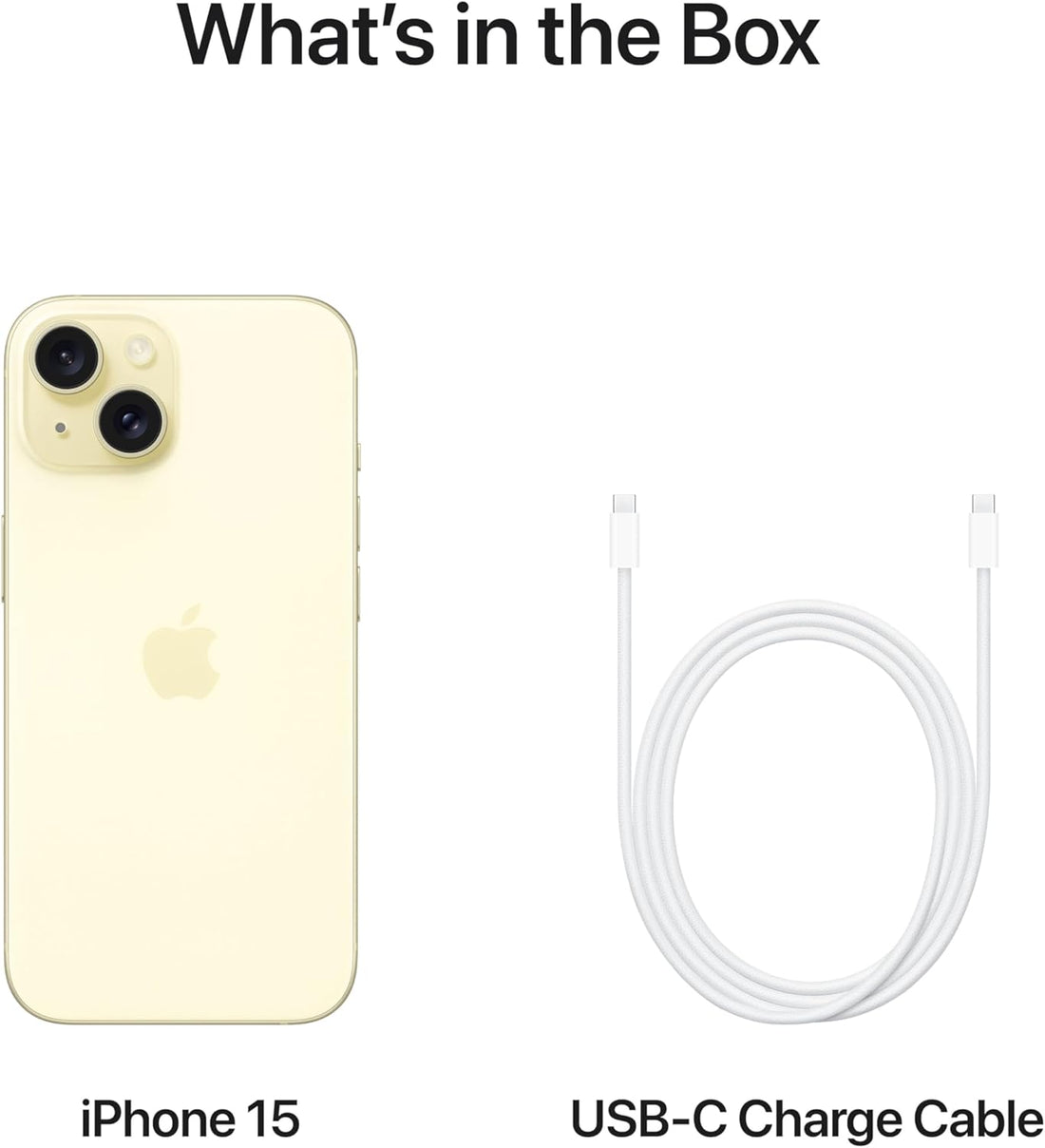 Apple iPhone 15 Smartphone Yellow
