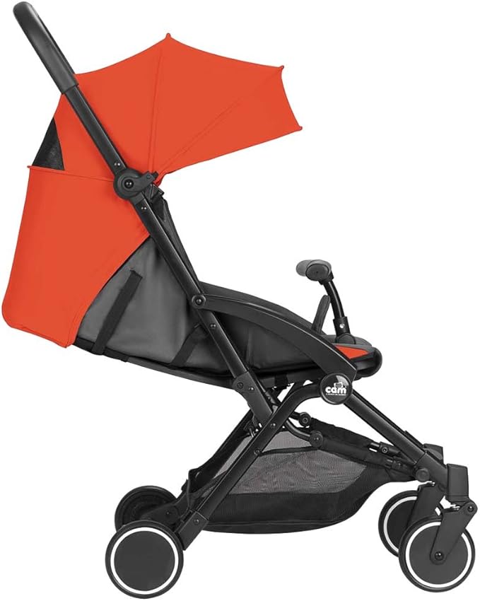 CAM Il mondo del bambino Cubo lightweight stroller - RED \ BLACK FARME