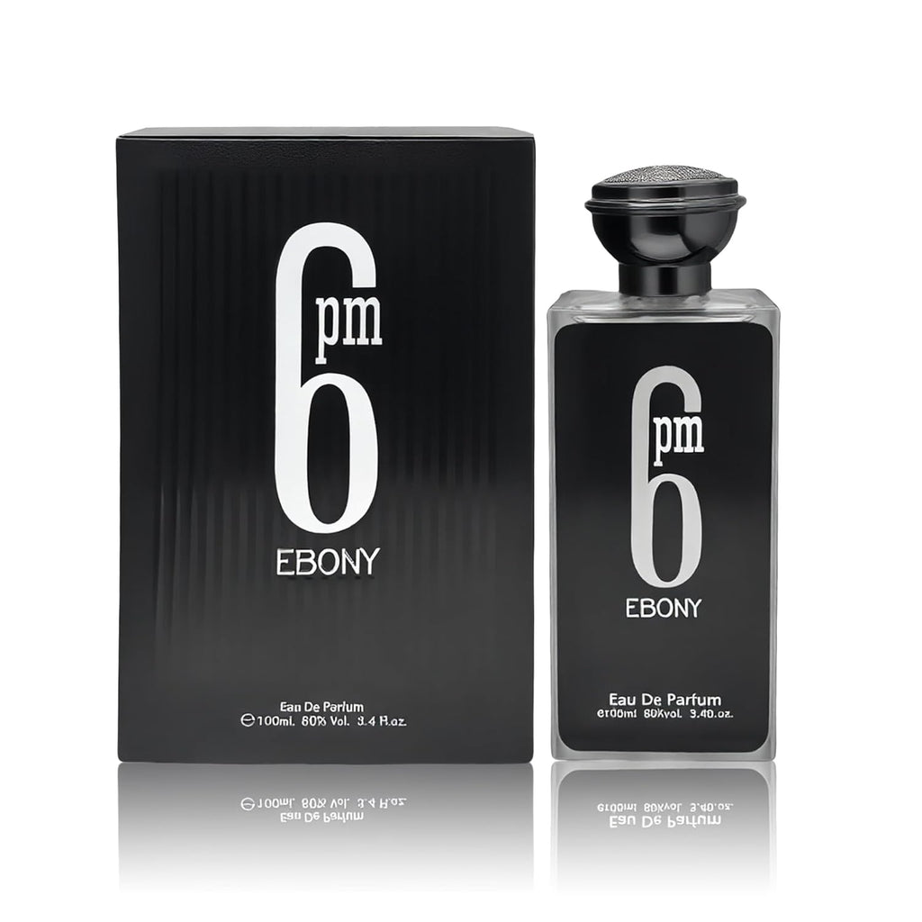 عطر إبوني 6 بي إم للرجال من إيه سنتر، 3.4 أونصة سائلة، بخاخ ماء تواليت مع نفحات البرغموت، اللافندر، زهر البرتقال، العنبر، والفانيليا. عطر رجالي فاخر خالٍ من الكحول.