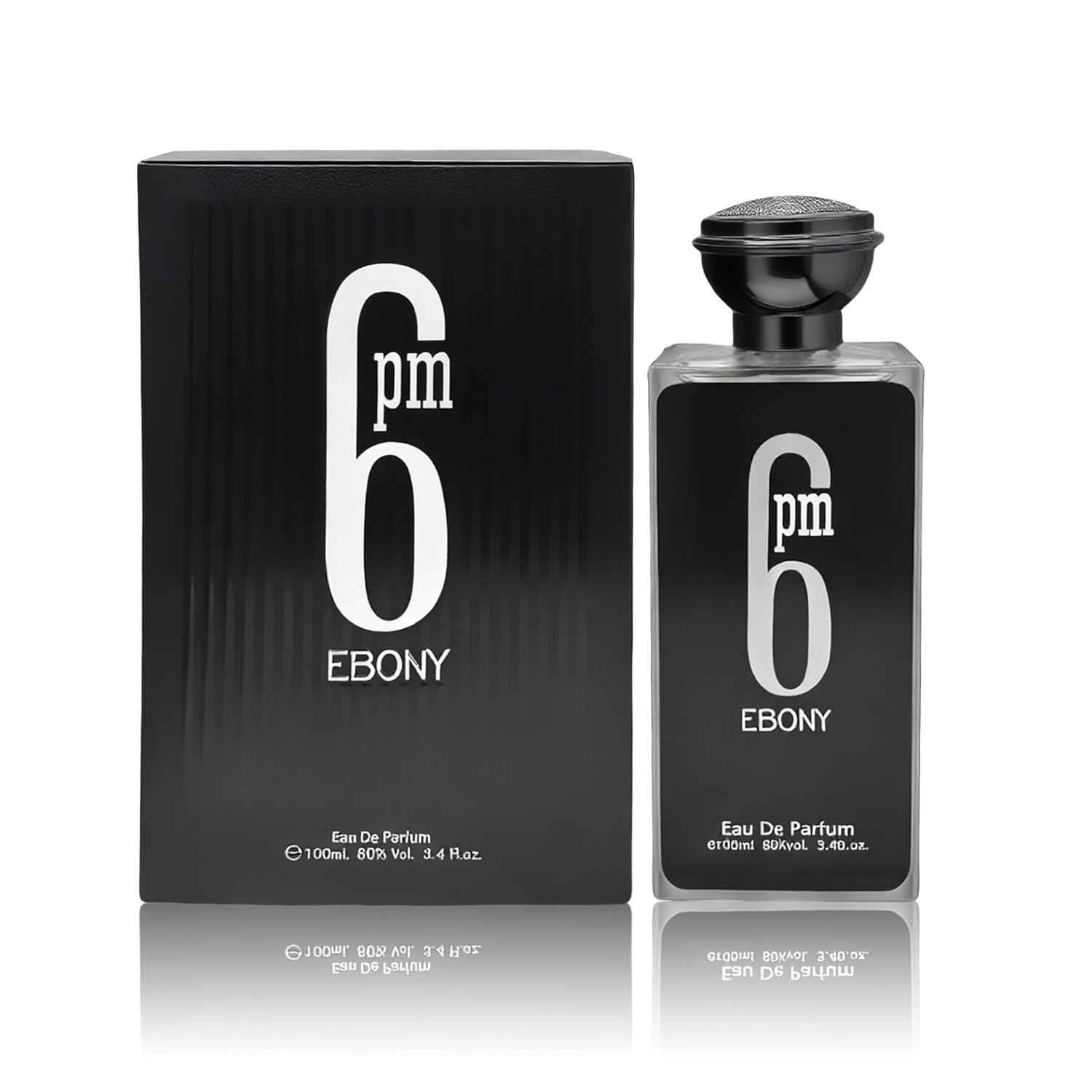 Ebony for Men by A Center, 3.4 fl oz, Eau de Toilette Spray with notes of bergamot, lavender, orange blossom, amber, and vanilla. A luxurious, alcohol-free men's fragrance.