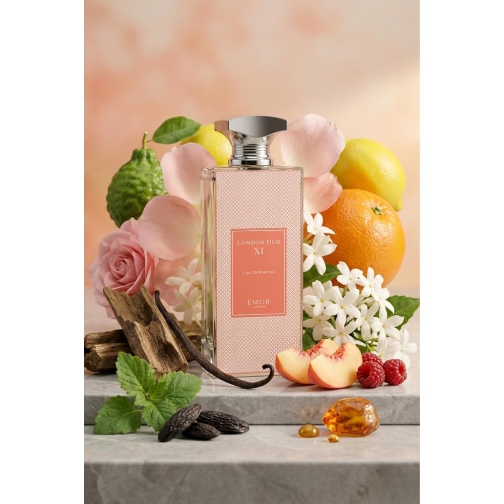 عطر عود لندن رقم 11 من ايمور او دو بارفان 125 مل للنساء - عطر زهري فانيليا يدوم طويلاً