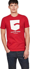 G-Star Raw Graphic 47 T-Shirt (Graphic 47 T-Shirt) Asian Size Logo T-Shirt, Deep Flame