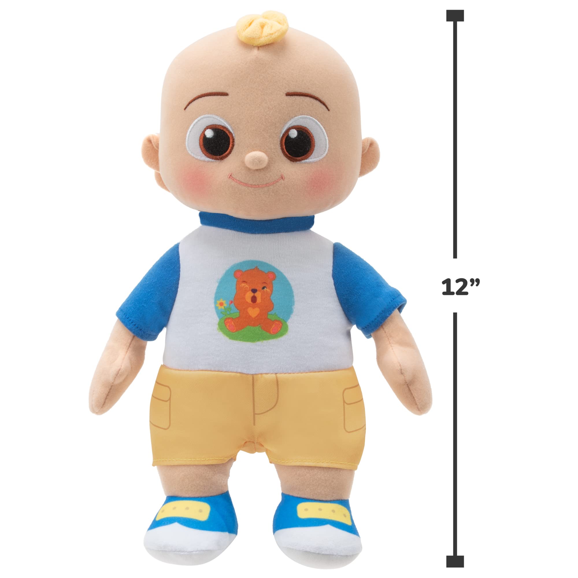 CoComelon Boo Boo JJ Deluxe Feature Plush - Includes Doctor Checkup Bag, Bandages, and Accessories to Care for JJ - 8 Total Accessories - Amazon Exclusive