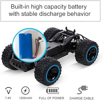 GoolRC KY-2011A 1/14 Big Foot RC Crawler RC Off-road Car 2.4G 2WD RC Truck High Speed Lightweight RC Car Toys for Kids Adults RTR RM12236GR