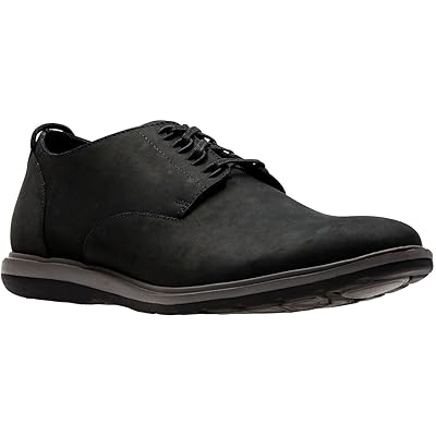 Clarks Glaston Walk Men’s Derby Shoes – Premium Black Leather Formal Lace‑Ups with All‑Day Comfort