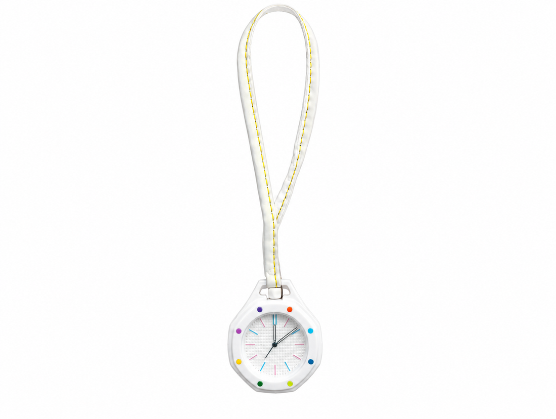 Urban pop hanging pocket watch white