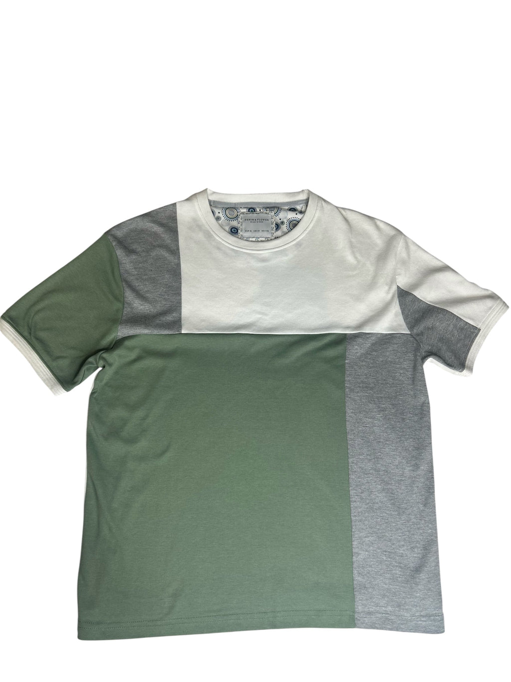 Denim & Flower Men’s Round Neck T-Shirt