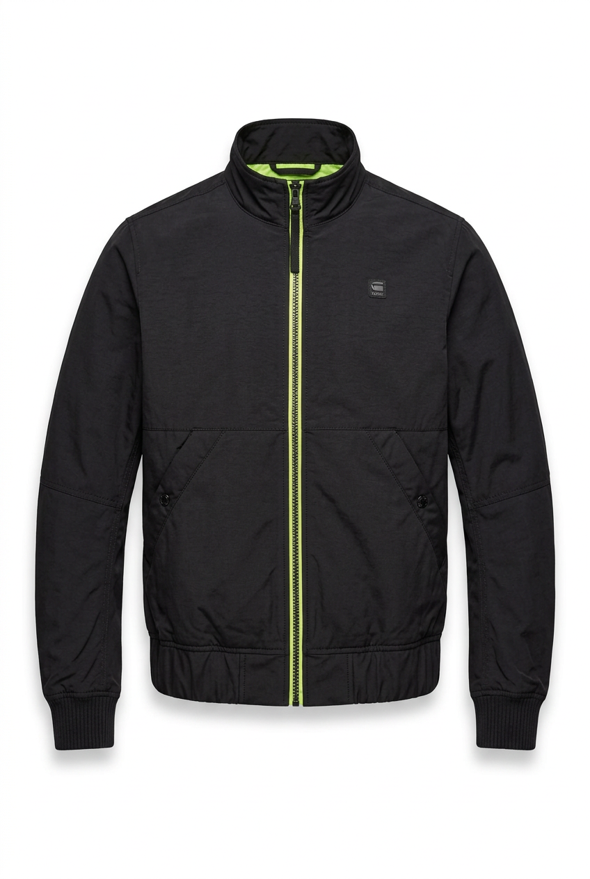 DELINE TRACK  JACKET BLACK MAN D07337-A281-990 81