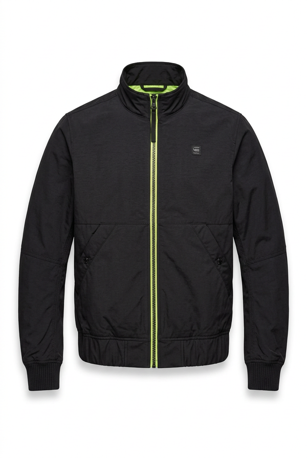 DELINE TRACK  JACKET BLACK MAN D07337-A281-990 81