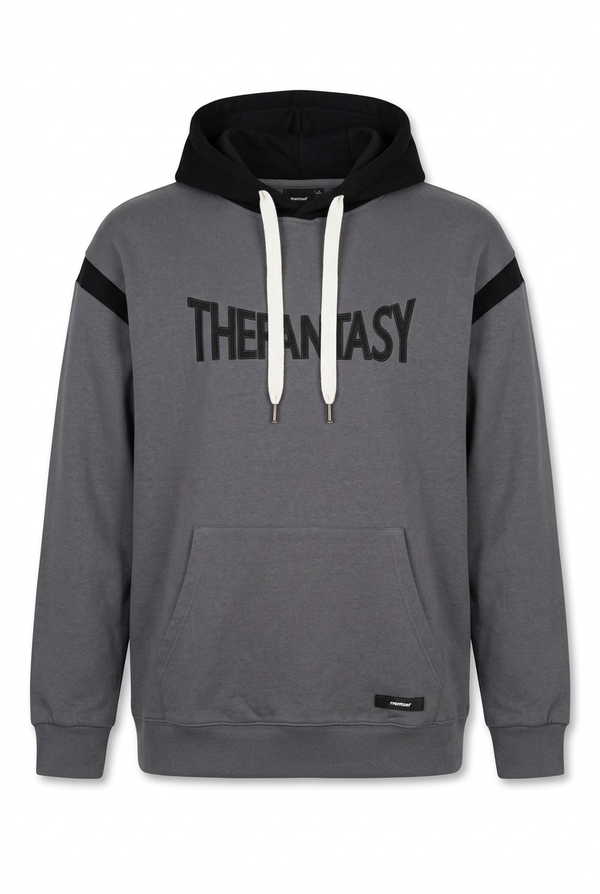 Momento Men's "The Fantasy" Graphic Hooded - Grey (Style M240755)