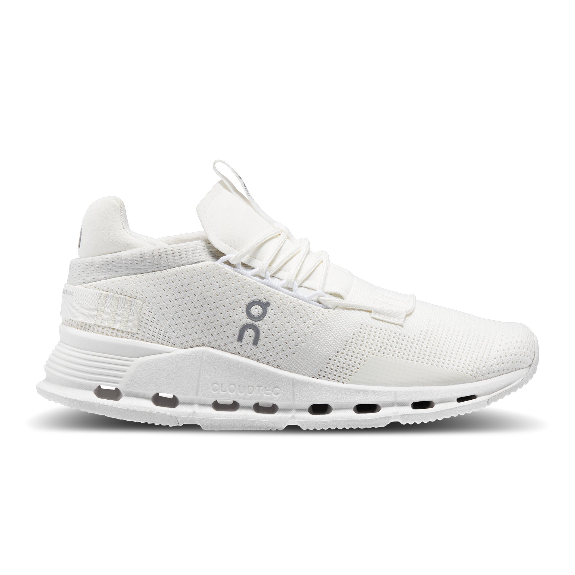 On Cloudnova All White Shoes