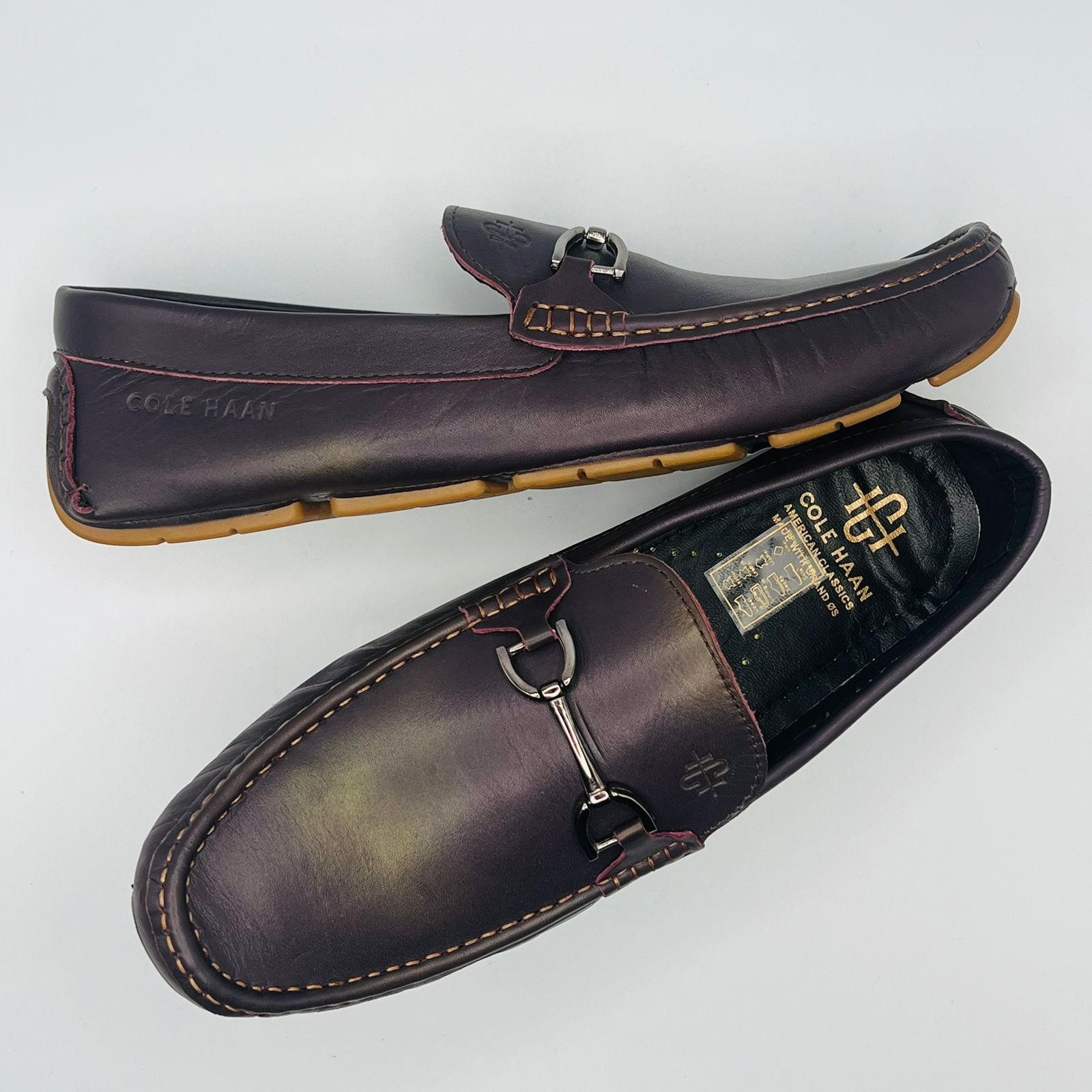 Cole Haan Wyatt Leather bit Loafers Grand series