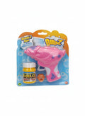 BUBBLE SMALL GUN FUN POP PLAY BUBBLE AWAY ! BUBZ WORLD OF BUBBLES PINK
