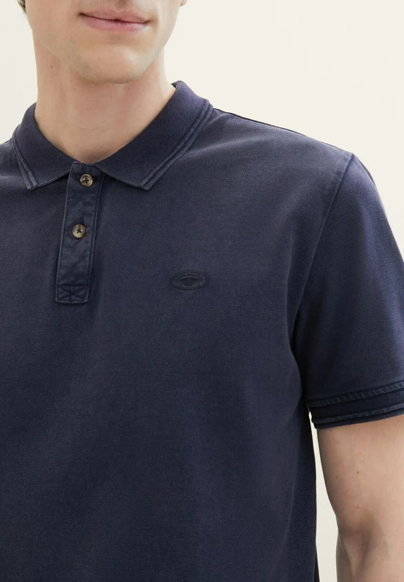 TOM TAILOR Polo Shirt - Sky Captain Blue