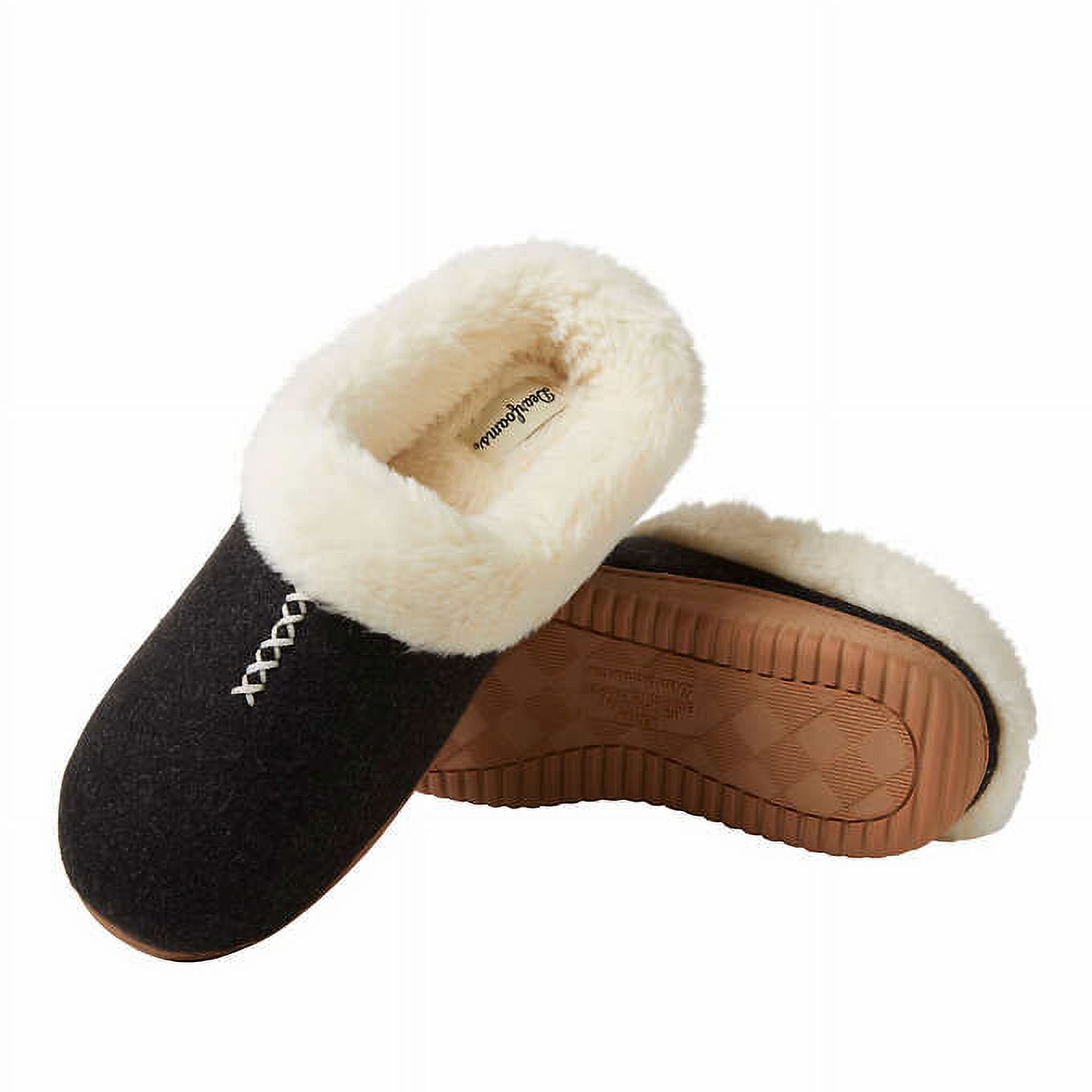 Dearfoams Woman S Indoor/Outdoor Breathable Memory Foam Clog Slippers