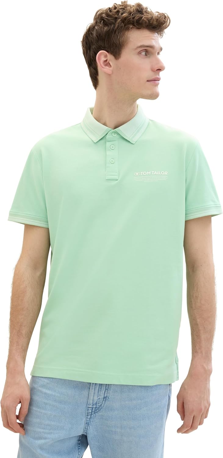 TOM TAILOR MIT LOGO - Polo shirt - paradise mint