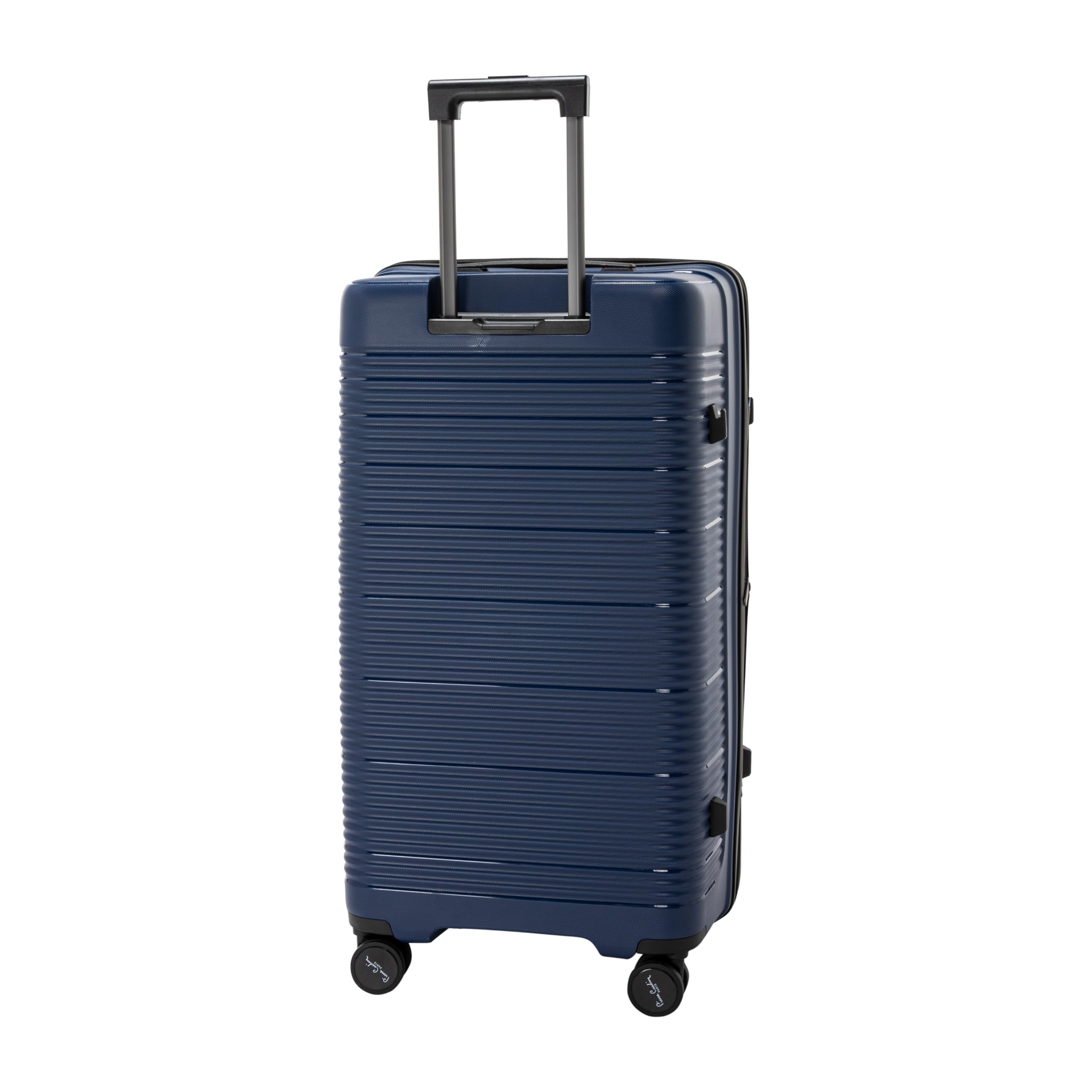 Pierre Cardin 3-Piece Hardshell Luggage Set – Lightweight, Expandable with 4 Silent Spinner Wheels & TSA Lock (Dark Blue)