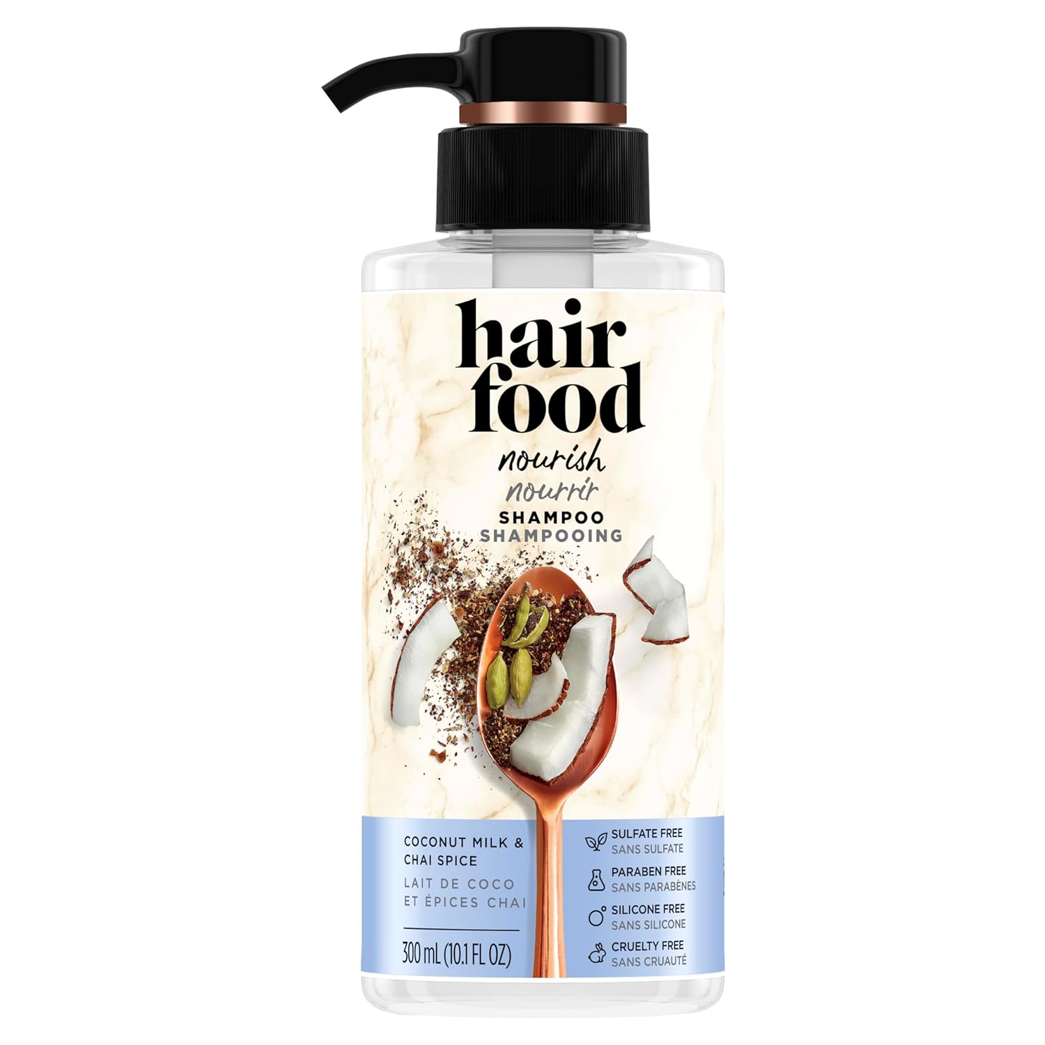 Hair Food Sulfate Free Nourishing Shampoo With Coconut And Chai Spice - 300ml