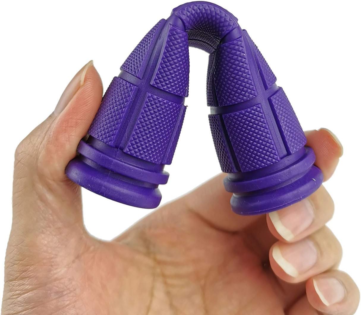 ABSOAR Bicycle Handlebar Grips for Mountain Bike, Bicycle, Scooter, Non-Slip Rubber Handlebar Grips Purple