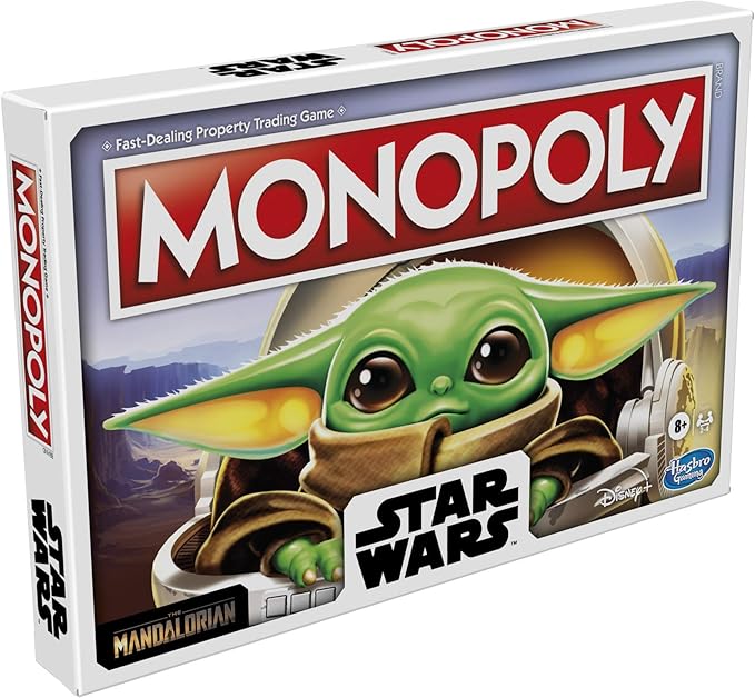 Monopoly: Star Wars The Child Edition Board Game for Families and Kids