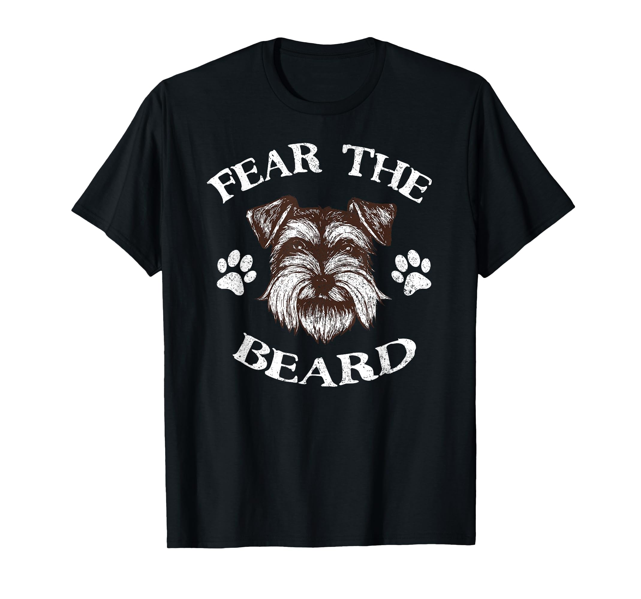 SIZE: XL - Schnauzer T Shirt Fear The Beard Shirt T-Shirt