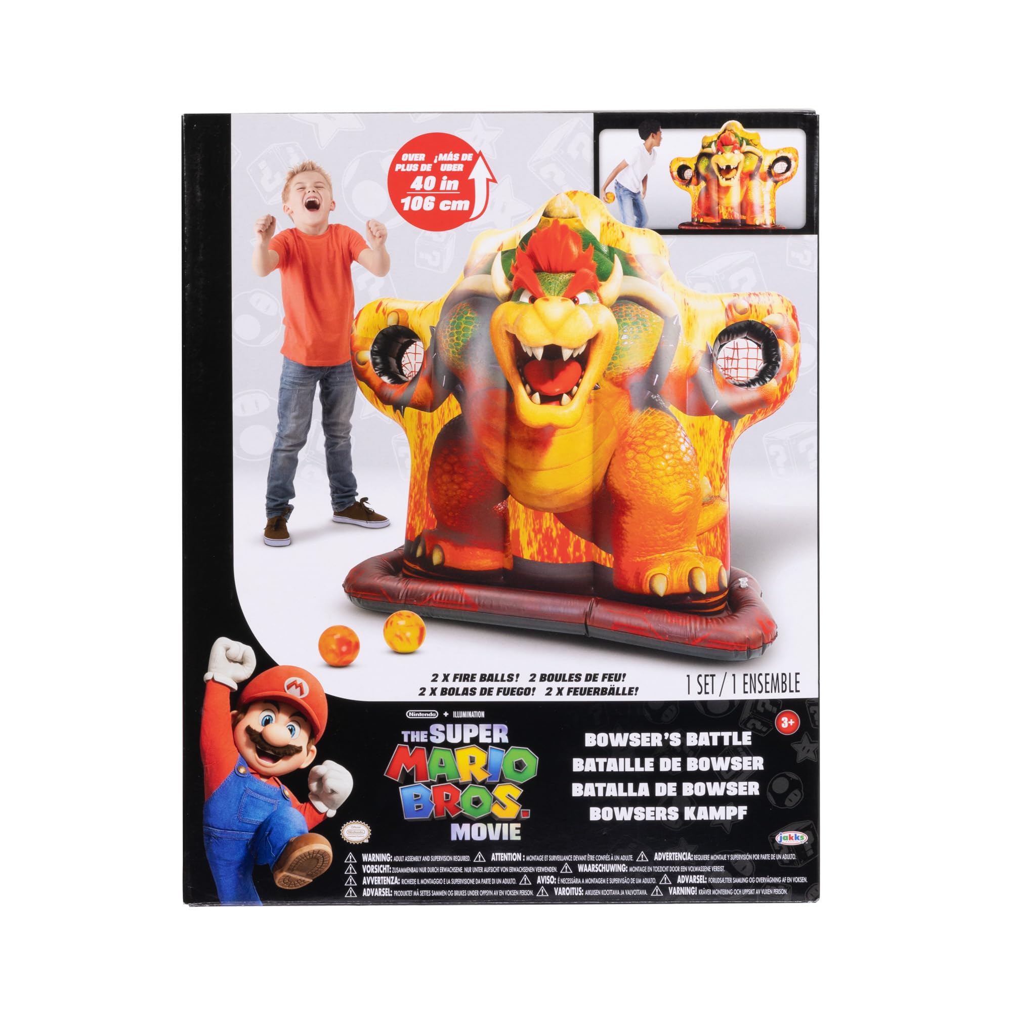 The Super Mario Bros. Movie Bowser Inflatable Sports Game