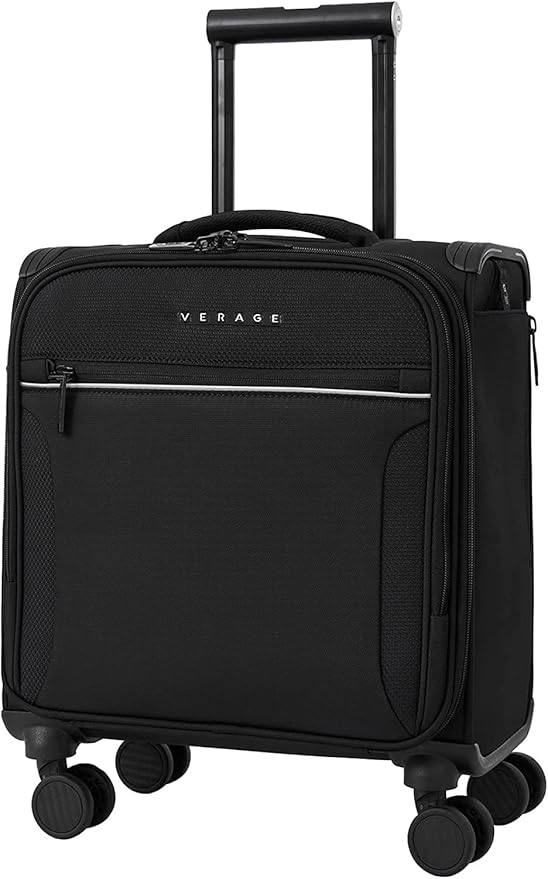 VERAGE Carry on business luggage, Rolling Laptop Suitcase for Travel and Business Travel, TAS Approved, (Toledo GM21002, Black)