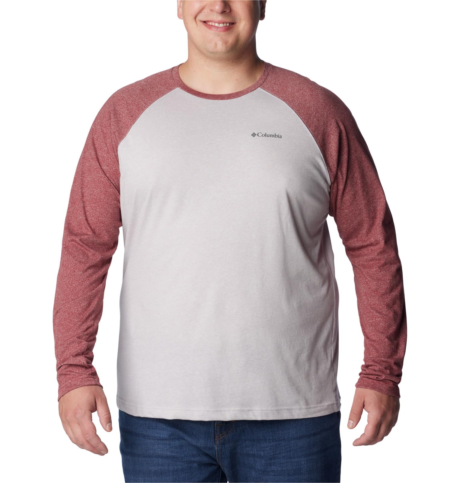 SIZE: S - Columbia men's ThistleTown Hills Raglan Tee Hiking Shirt