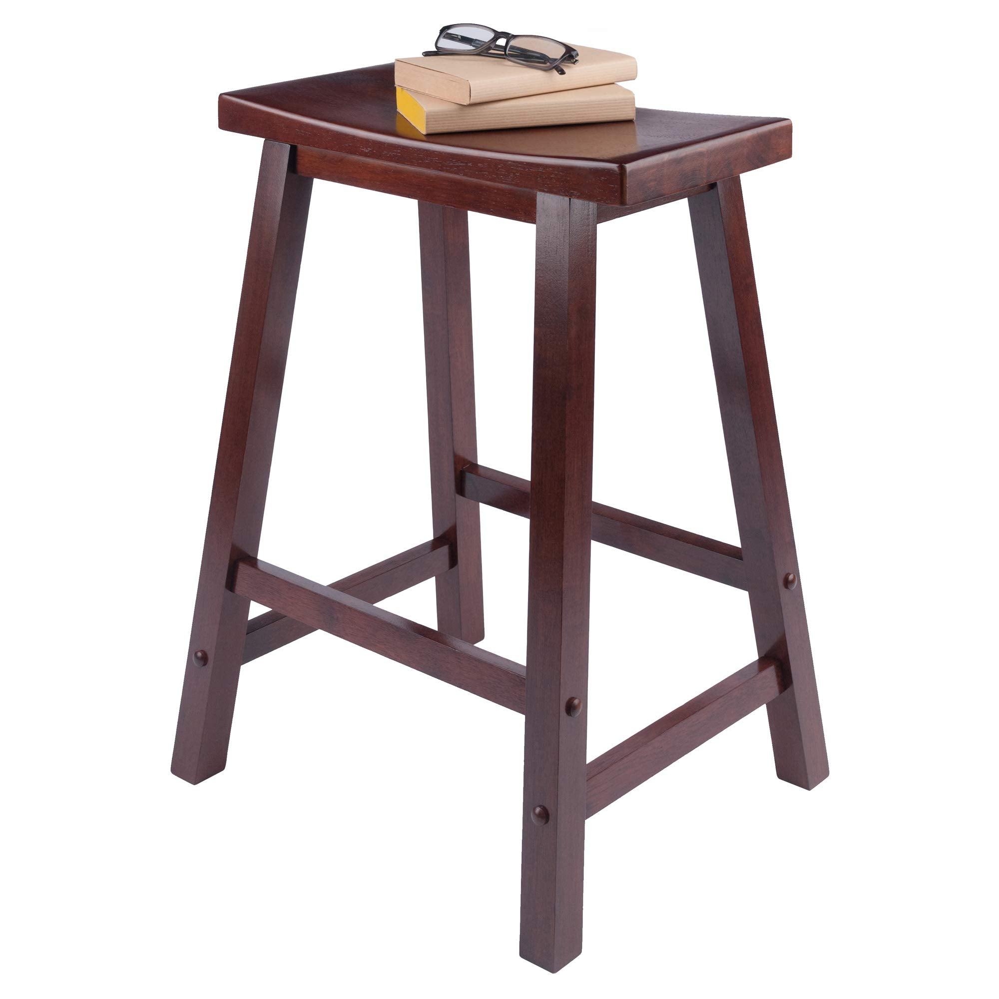 Winsome 94084 Satori Stool, 24", Walnut