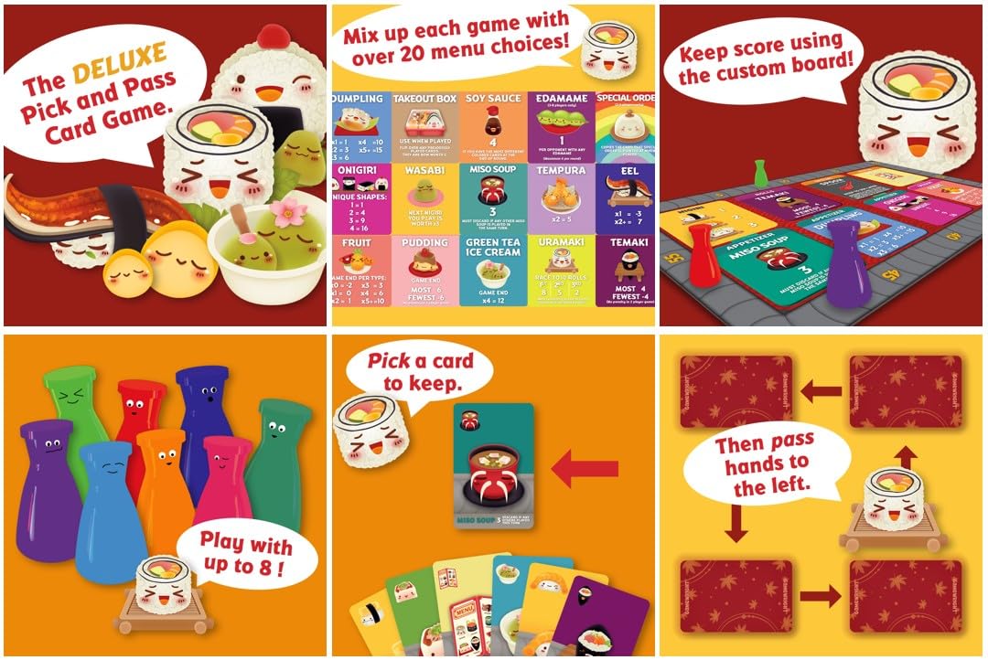 Gamewright Sushi Go Party!