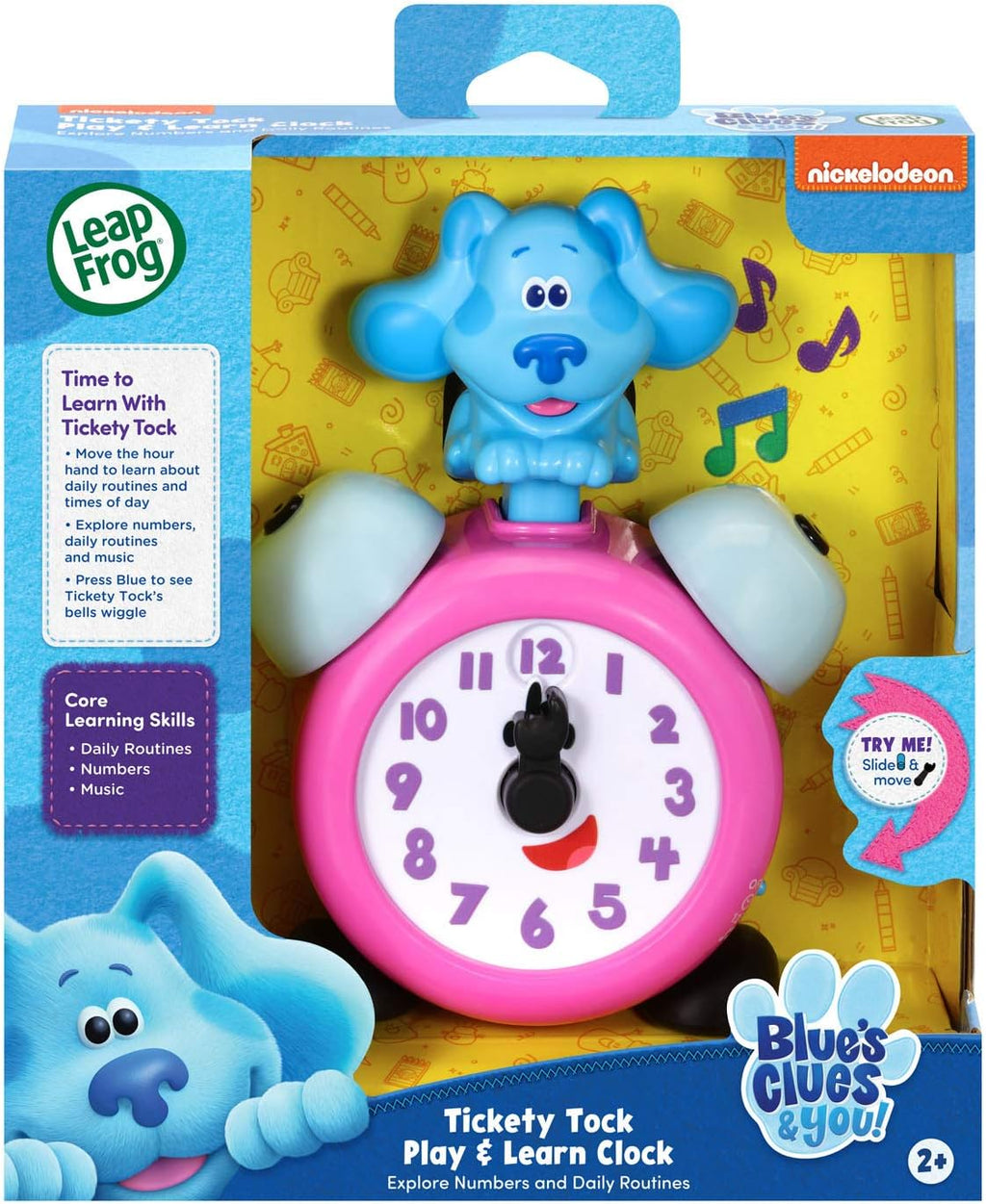 LeapFrog Blue's Clues and You! Tickety Tock Play and Learn Clock