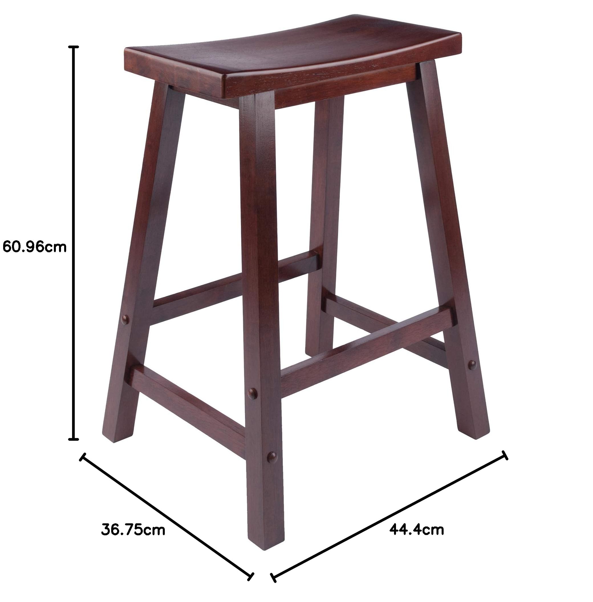 Winsome 94084 Satori Stool, 24", Walnut