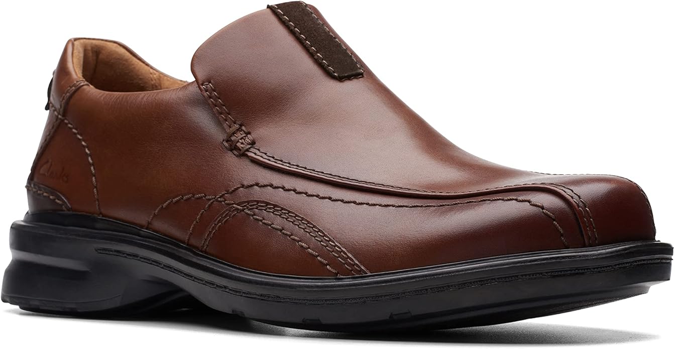 Clarks gessler step Dark tan Leather