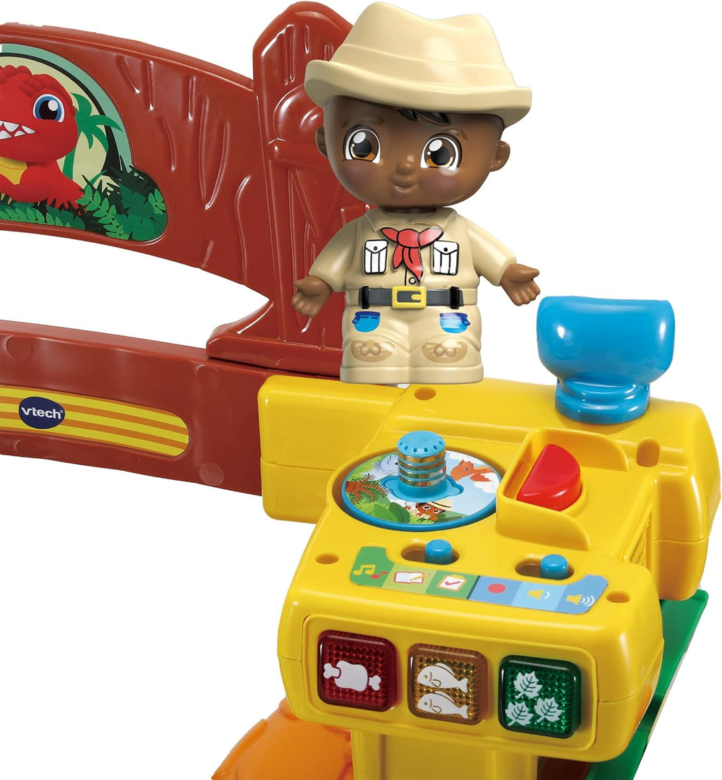 VTech Toot-Toot Friends 2-In-1 Dinosaur Park, Interactive Toy with Lights, Sounds and Music, Dinosaur Truck Toy for Kids, Toy Truck Vehicle Set for Kids