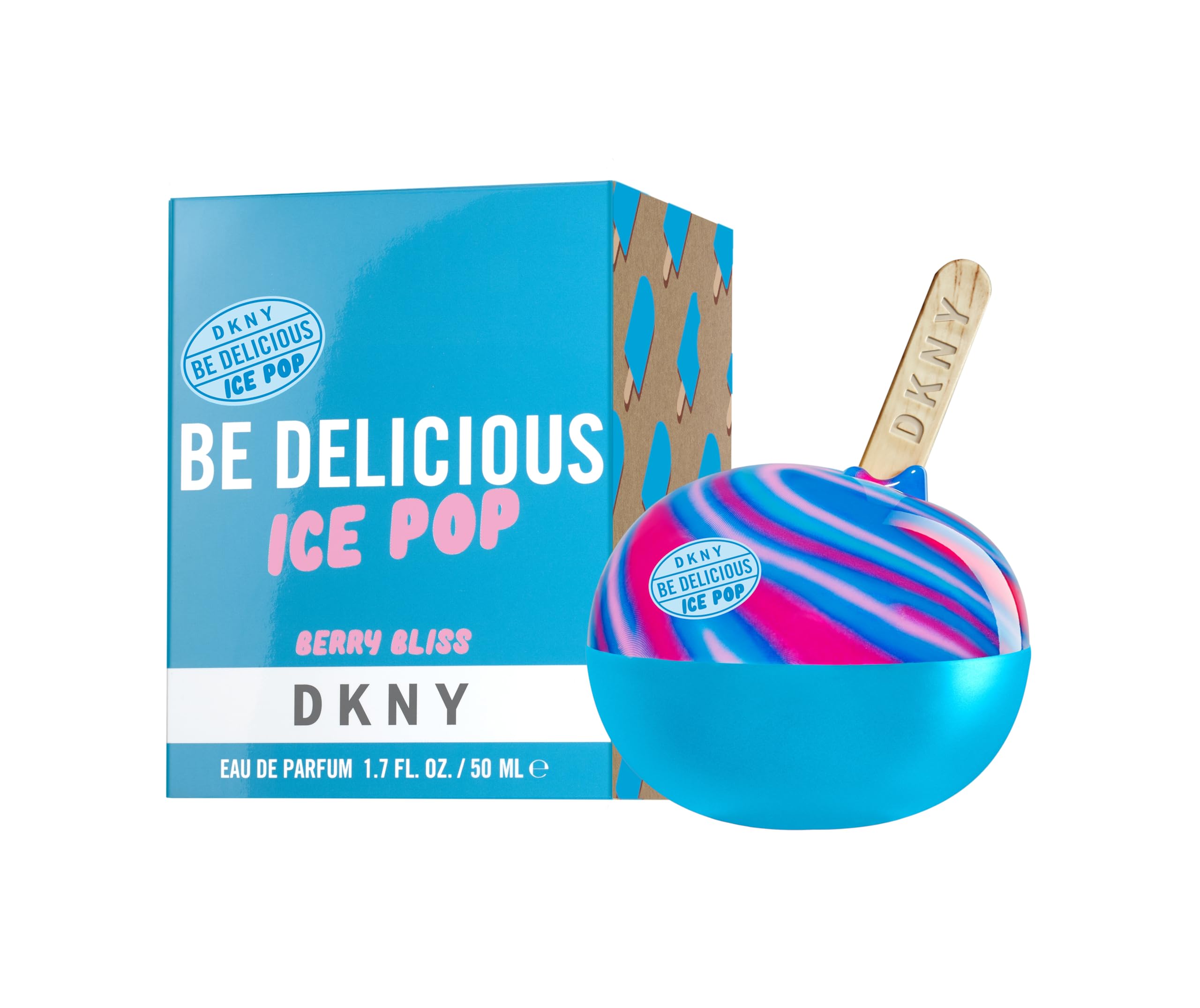 DKNY Be Delicious Ice Pop Eau de Parfum Perfume Spray For Women, Berry Bliss, 1.7 Fl. Oz.