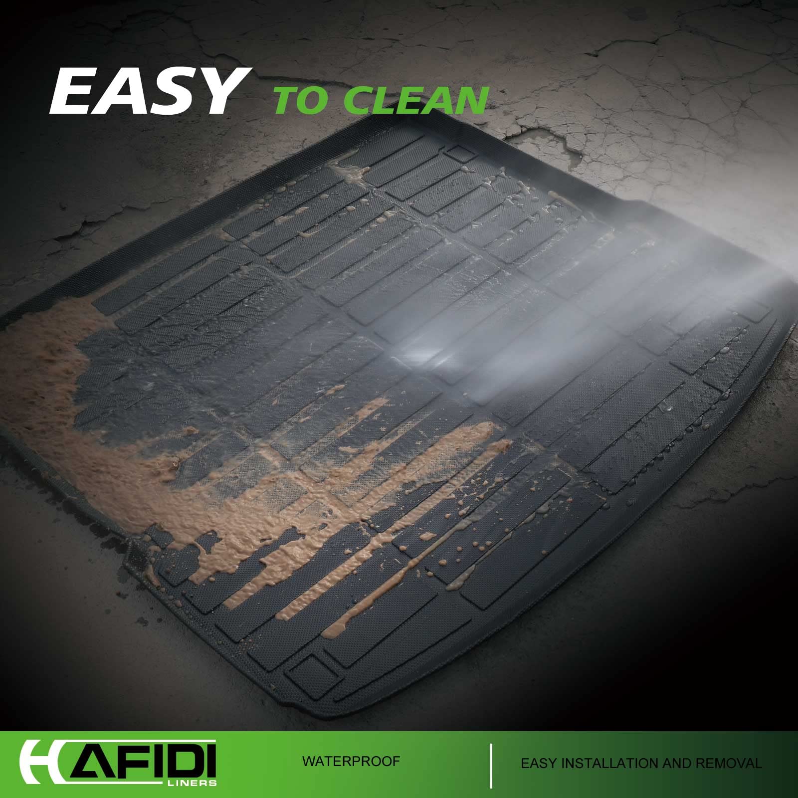 HAFIDI All Weather Cargo Liner for GMC Terrain 2018-2024/Chevrolet Equinox 2018-2024