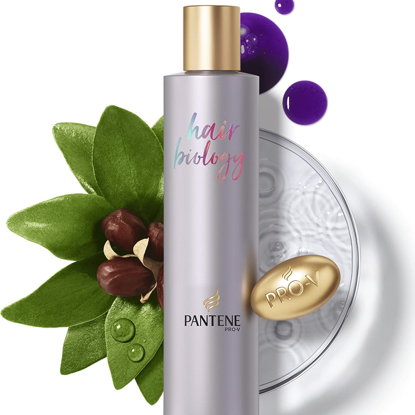 Pantene Hair Biology Silver And Glowing Purple Shampoo | 250ml