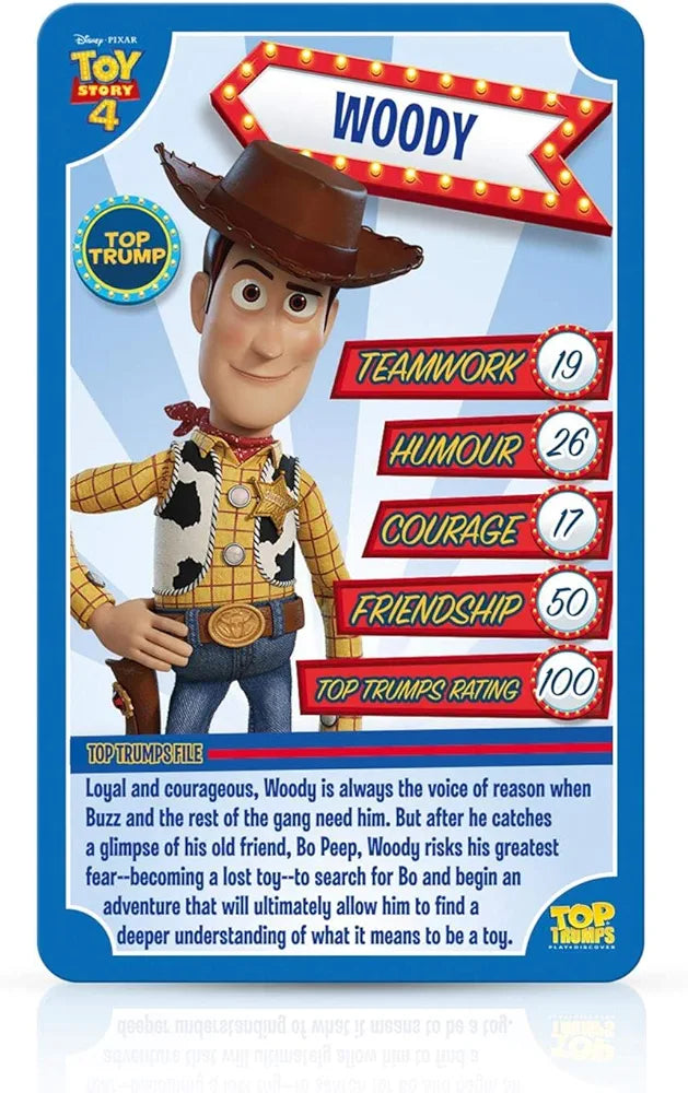 Top Trumps Toy Story 4 Card Game, Blue