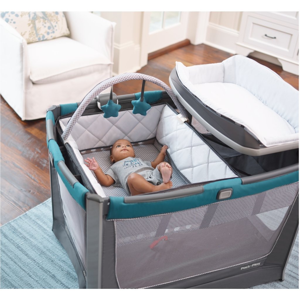 Pack N' Play Smart Stations Playard- Sapphire