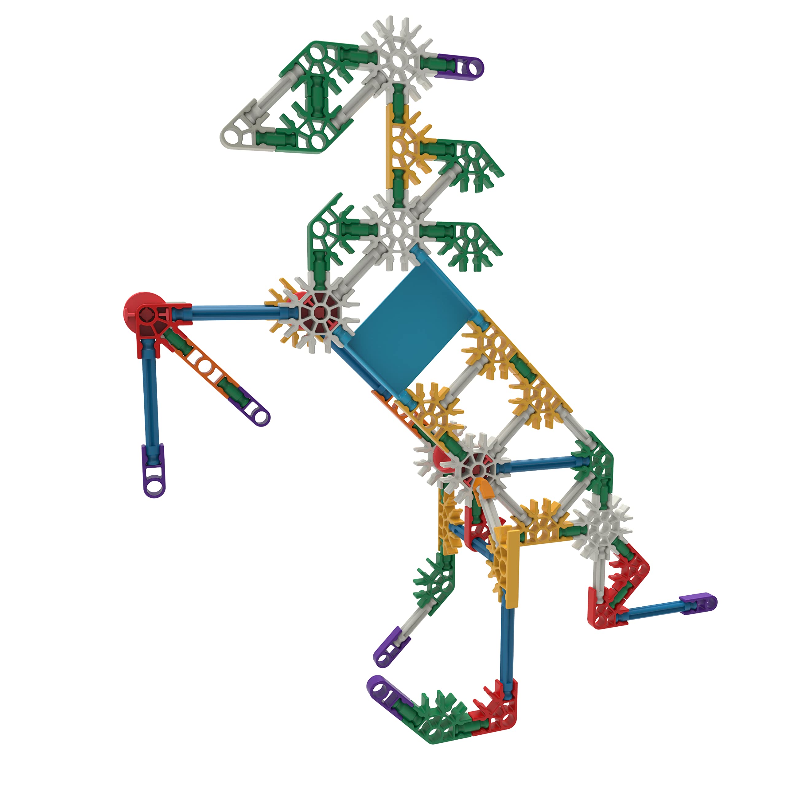 Basic Fun K'nex Beginner 40 Model Building Set - 141 Parts - Ages 5 & Up - Creative Building Toy, Multi, 141 K'NEX Parts and Pieces,Includes Instruction Booklet