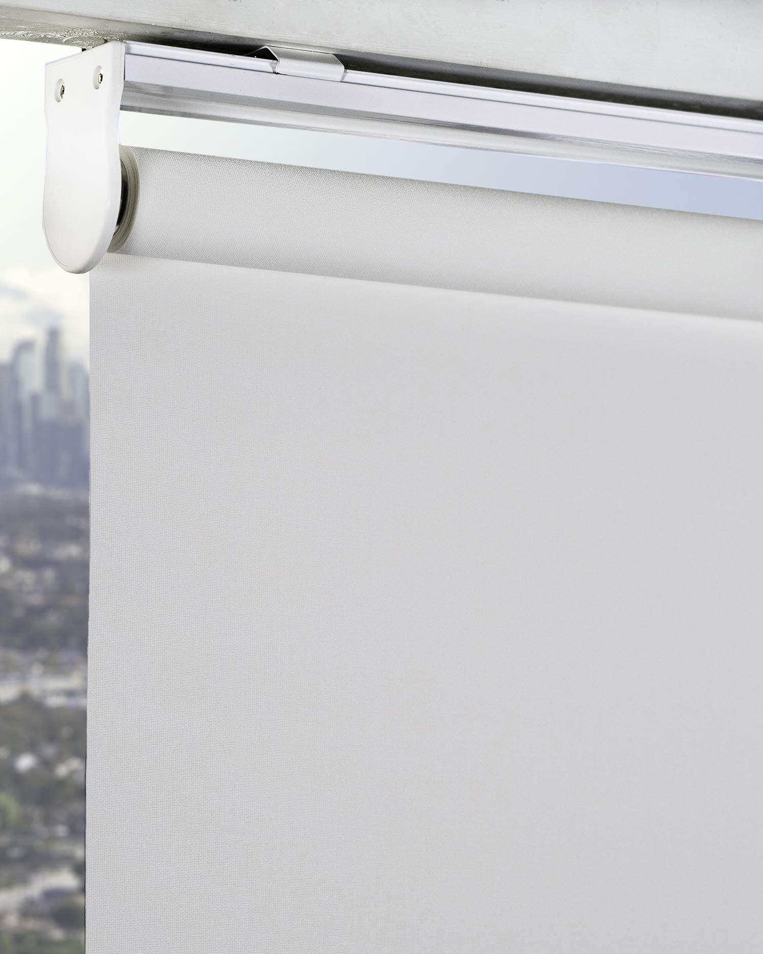 CHICOLOGY Roller Window Shades, Urban White (Light Filtering), 142 cm (W) x 182 cm (H)