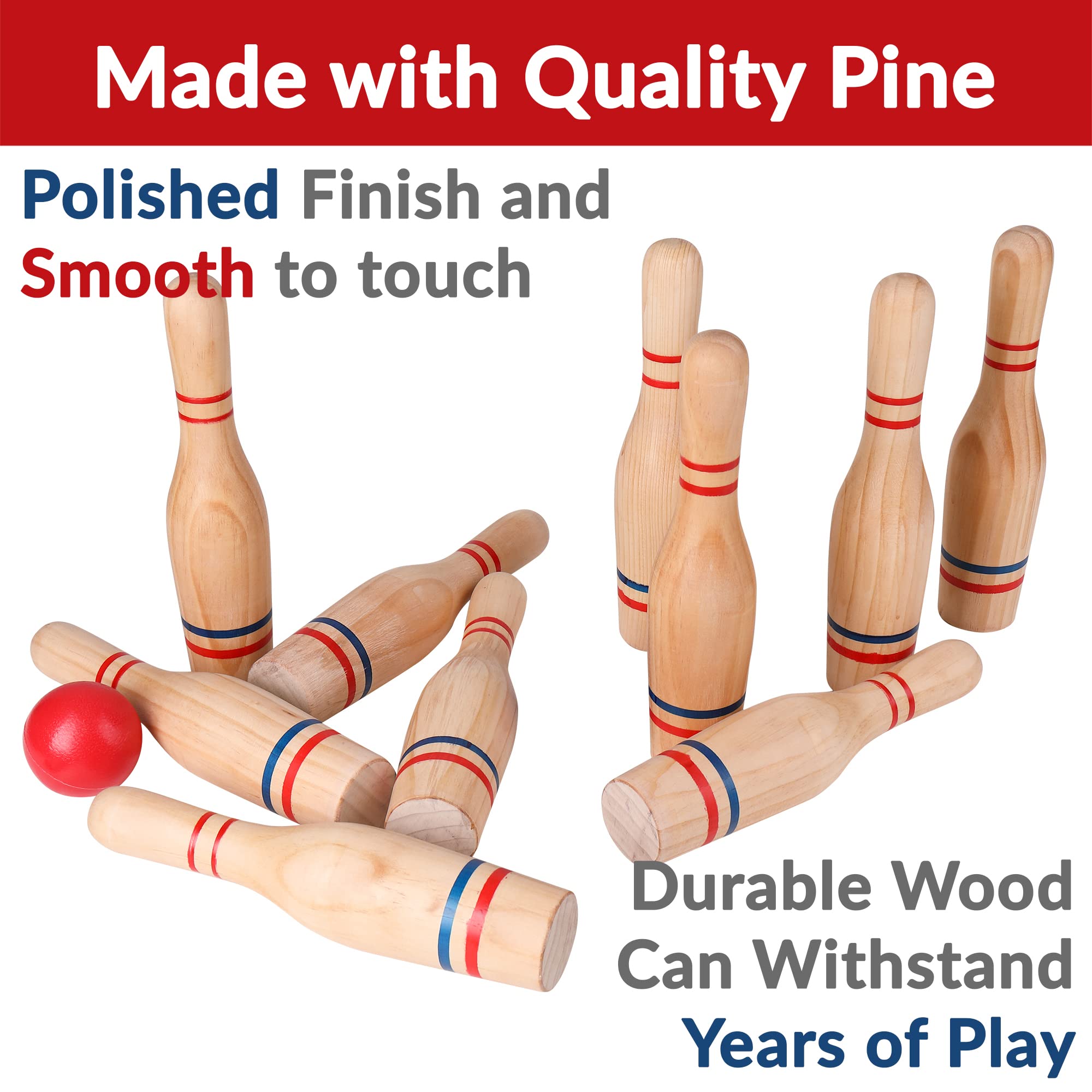 Sterling Sports Deluxe Lawn Bowling/Skittles Set