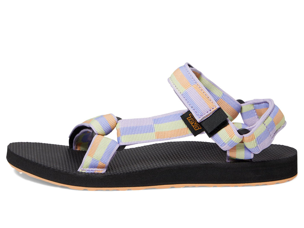 صندل Teva النسائي الأصلي Universal، بتصميم Retro Block Pastel Lilac