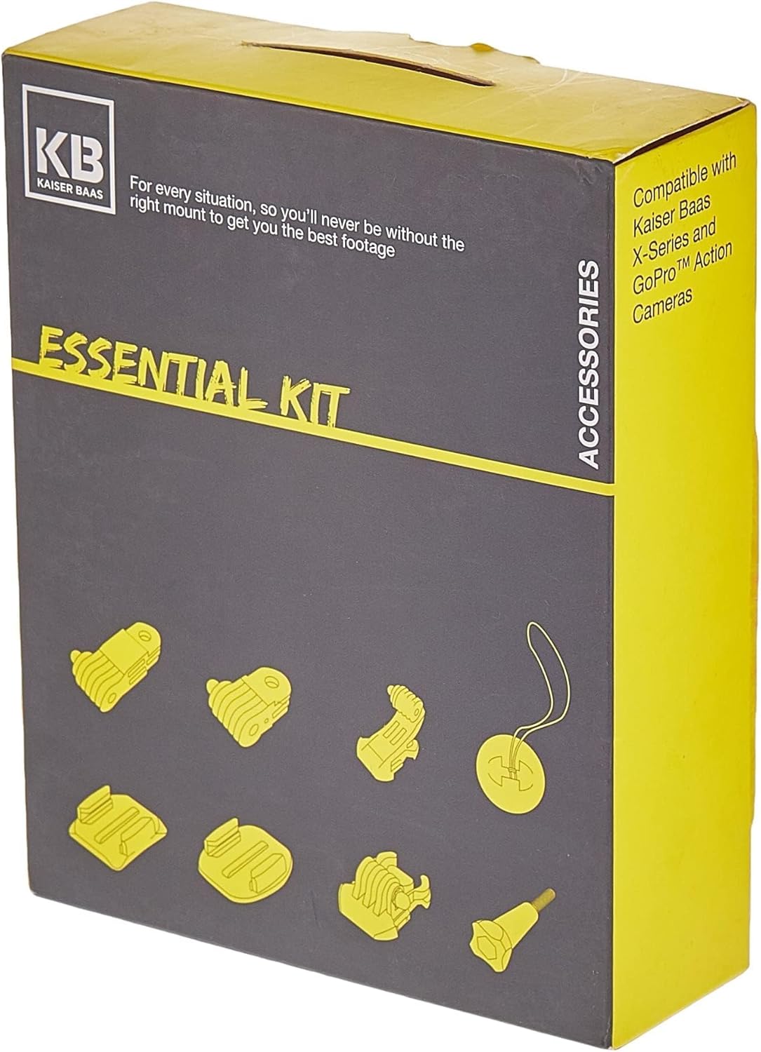 Kaiser Baas Essentials Kit – Complete Accessory Bundle for Action Cameras & GoPro