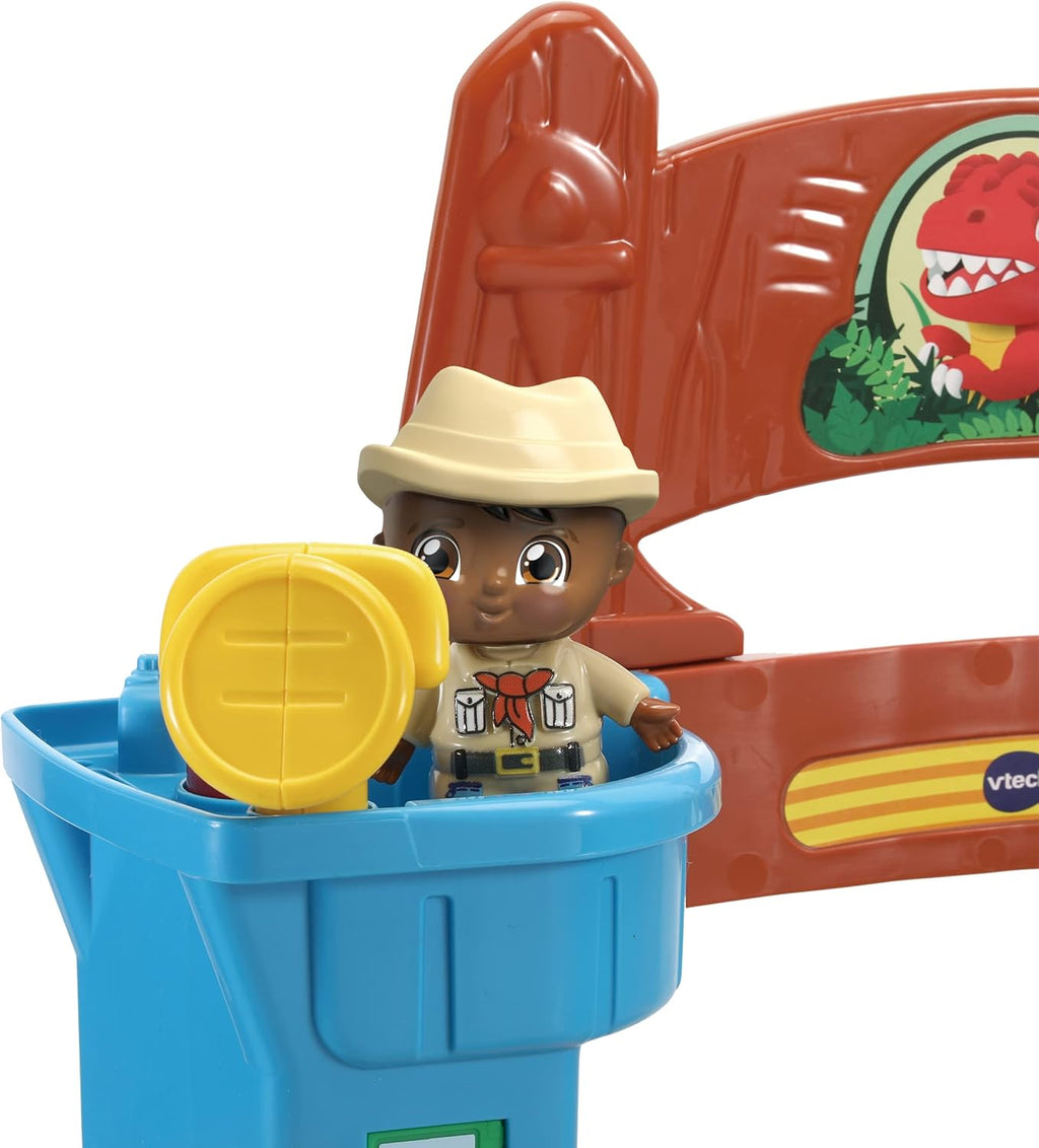 VTech Toot-Toot Friends 2-In-1 Dinosaur Park, Interactive Toy with Lights, Sounds and Music, Dinosaur Truck Toy for Kids, Toy Truck Vehicle Set for Kids