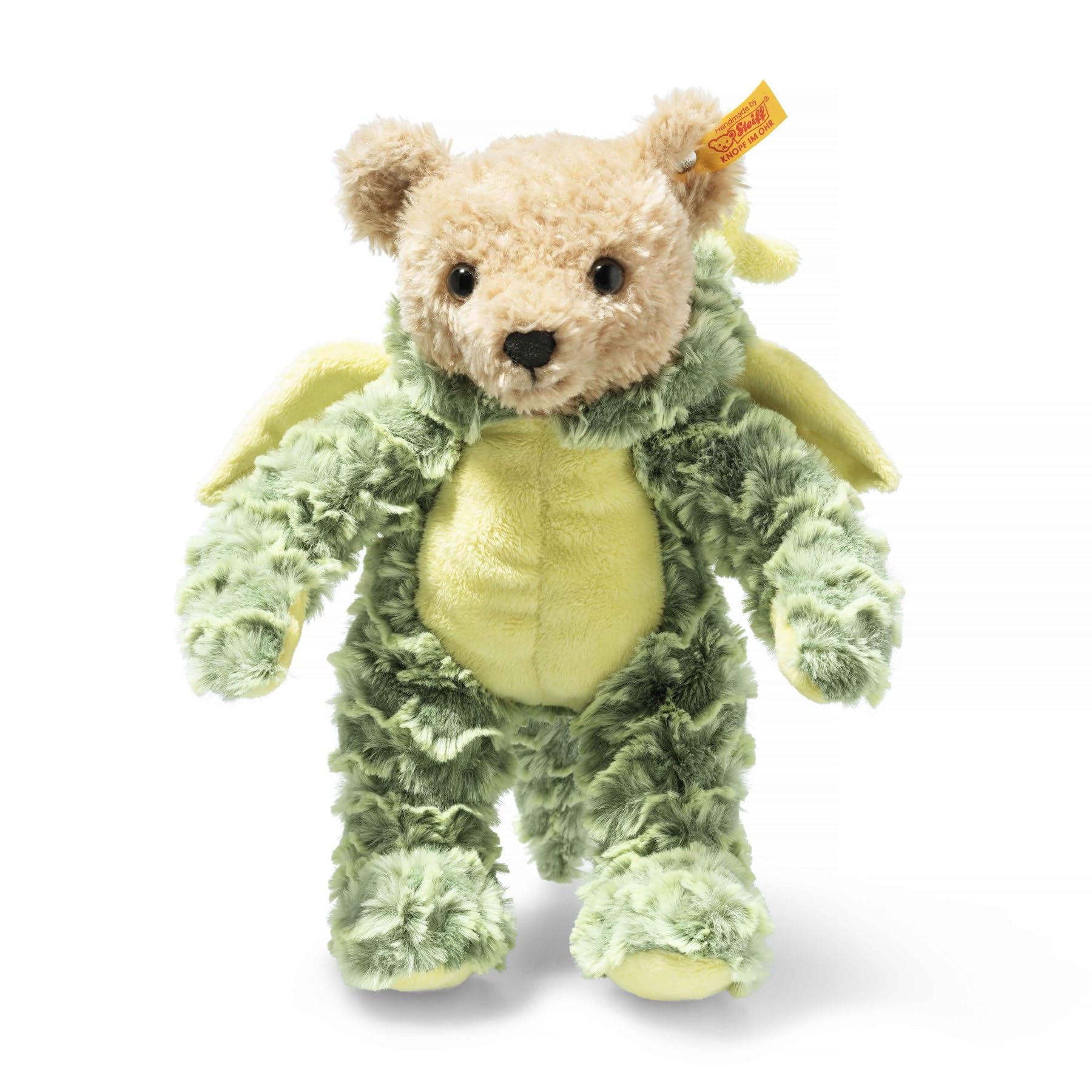Steiff Teddy Bear with Dragon Hoodie Costume, Chinese Zodiac Signs, Teddy Stuffed Animal, Plush Bear Cuddly Toy, Machine Washable, 11"