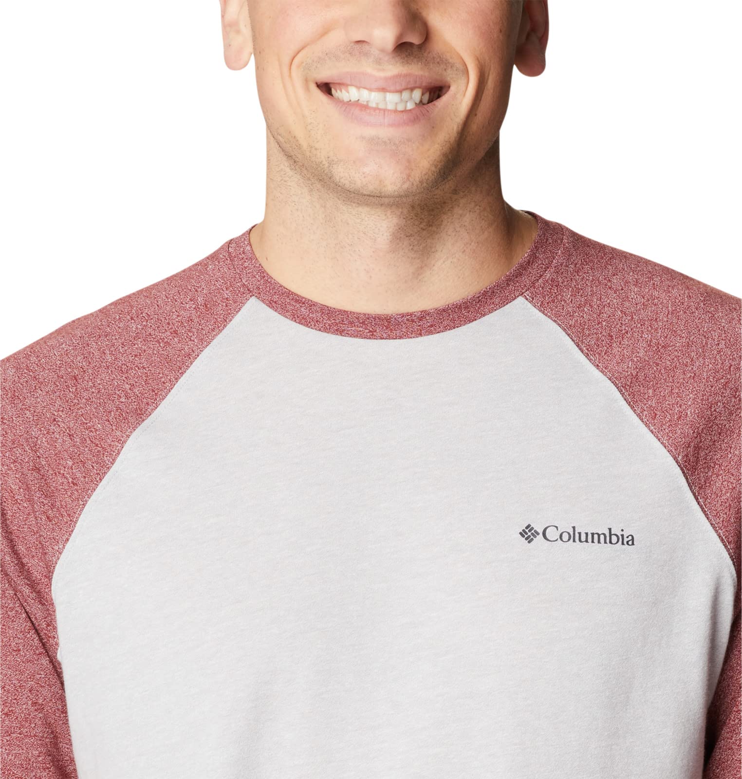 SIZE: S - Columbia men's ThistleTown Hills Raglan Tee Hiking Shirt