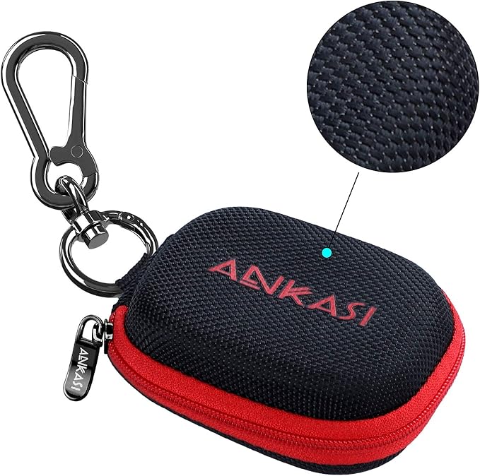ANKASI AirPods Pro Case Cover with Keychain – 2-Pack Full Protective Silicone Case for AirPods Pro 2nd & 1st Generation – Shockproof, Dustproof Skin with Secure Clip for Women, Men, and Teens