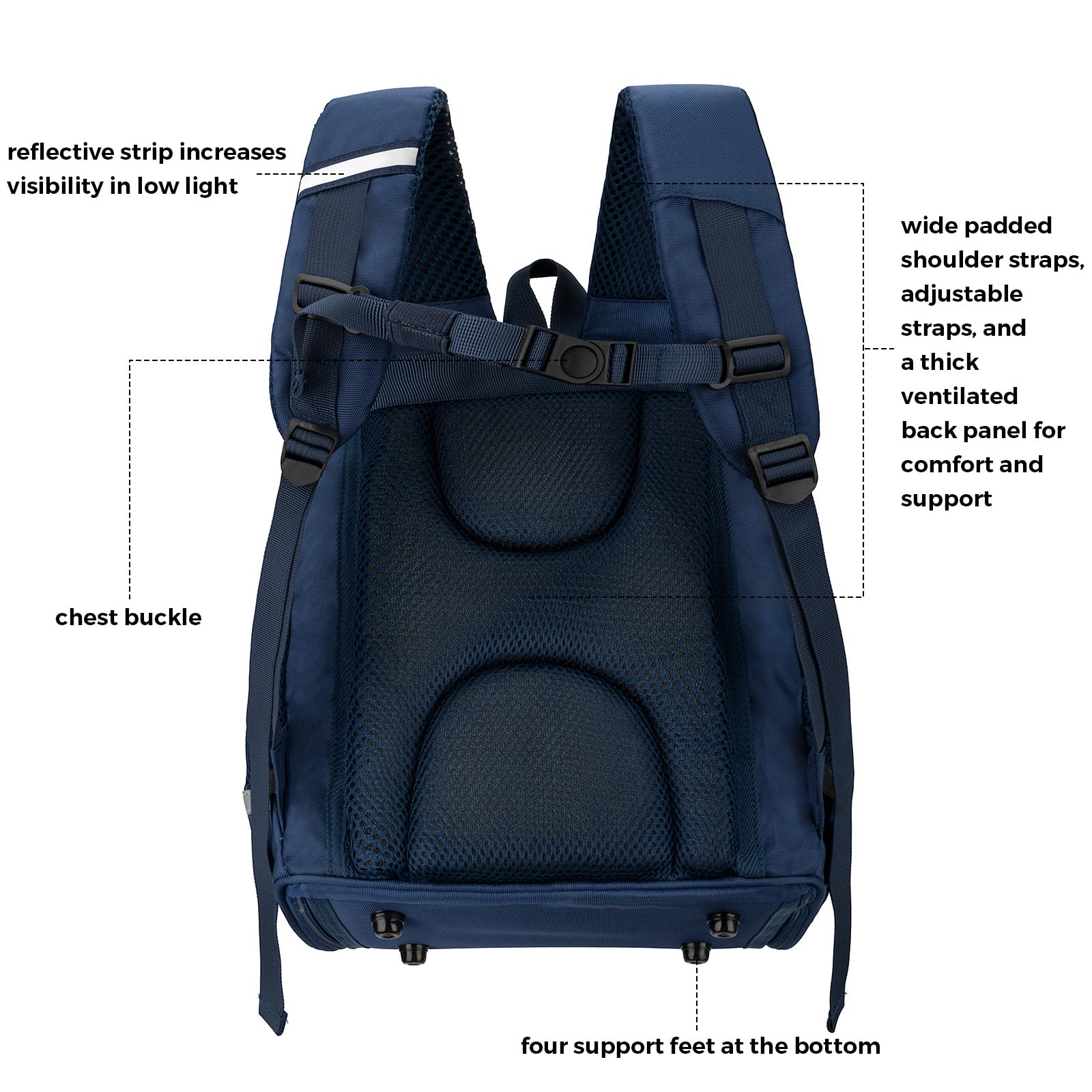 MOODONE Kids Backpack 38 cm for boys