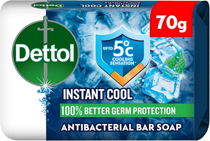 Dettol Instant Cool Anti-Bacterial Soap 70g